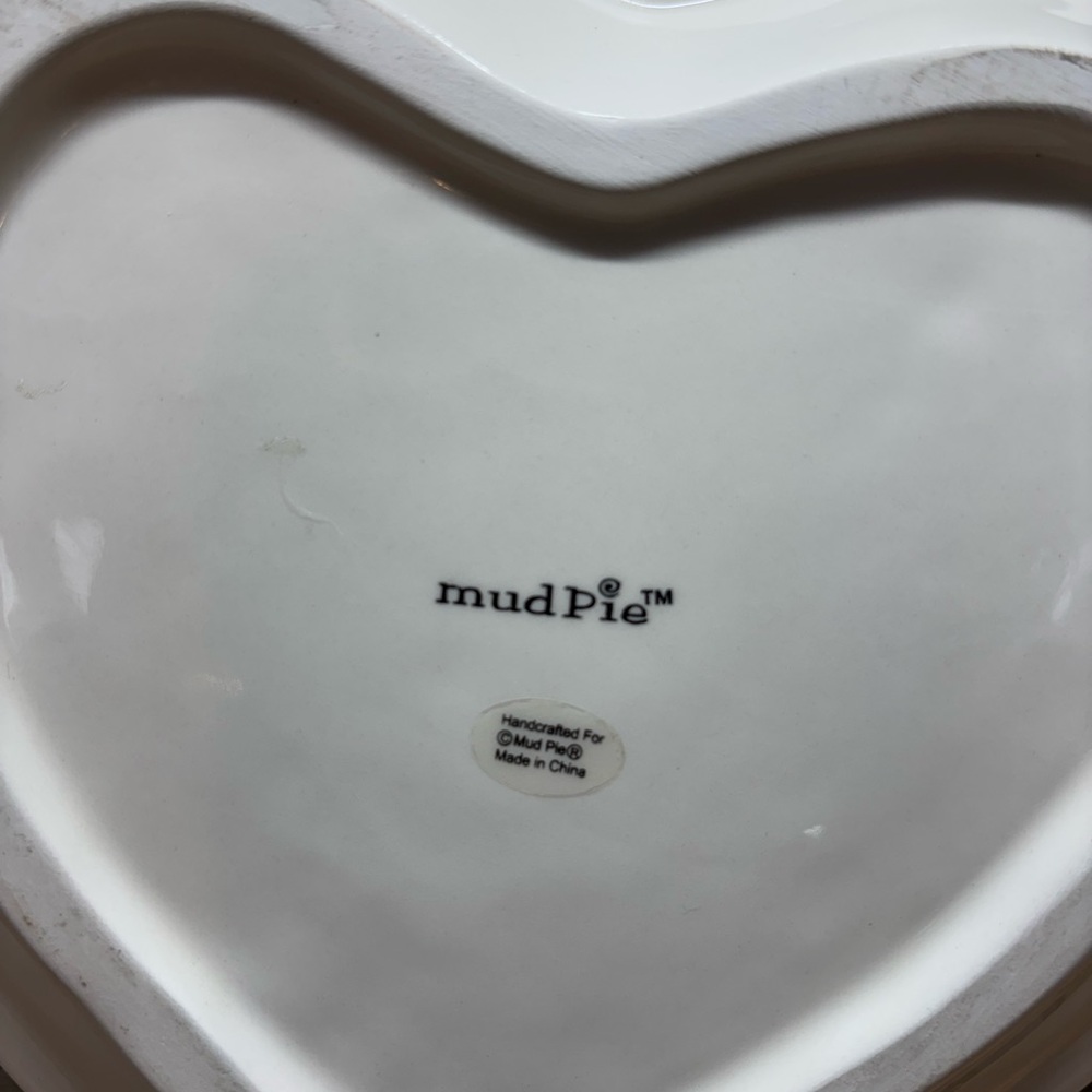 CUTE MUD PIE PRINCESS CROWN PINK & WHITE CHILDS DIVIDED CERAMIC PLATE AND CUP - Picture 9 of 11